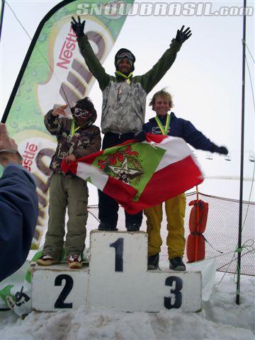 Pódio Aspirantes Slalom