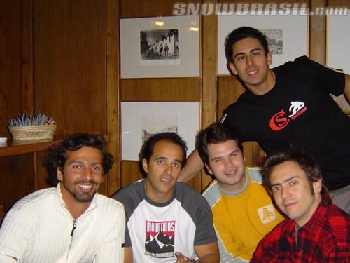 Marcos,Dinho,Manoel, Marcelo e Fred