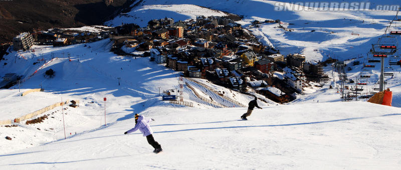 Snowboard em La Parva